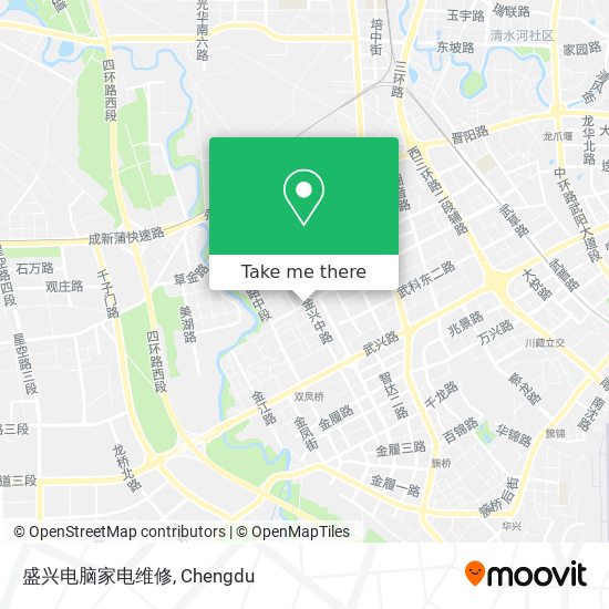 盛兴电脑家电维修 map