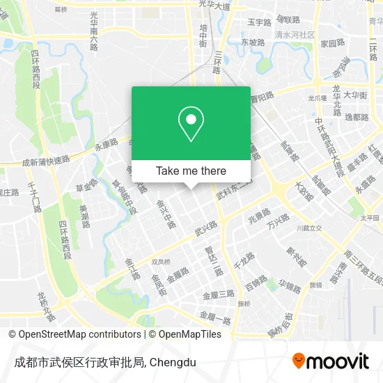 成都市武侯区行政审批局 map