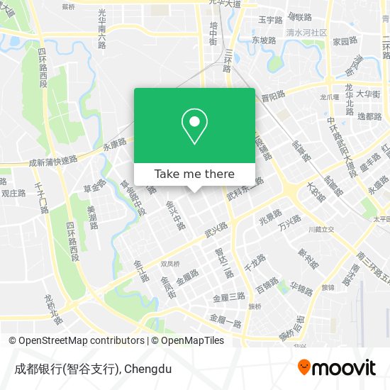 成都银行(智谷支行) map
