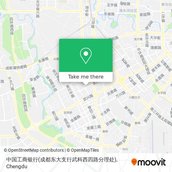 中国工商银行(成都东大支行武科西四路分理处) map