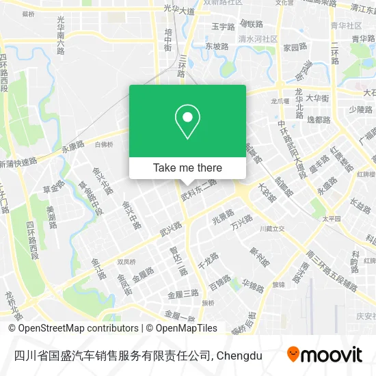 四川省国盛汽车销售服务有限责任公司 map