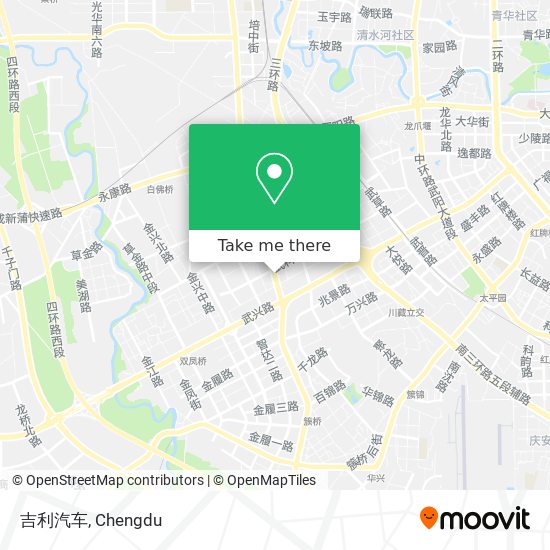 吉利汽车 map