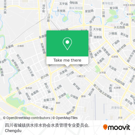 四川省城镇供水排水协会水质管理专业委员会 map