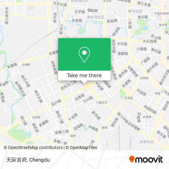 天际首府 map