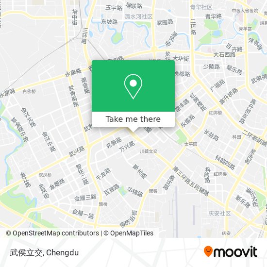 武侯立交 map