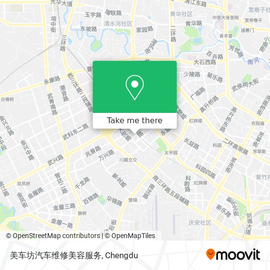 美车坊汽车维修美容服务 map