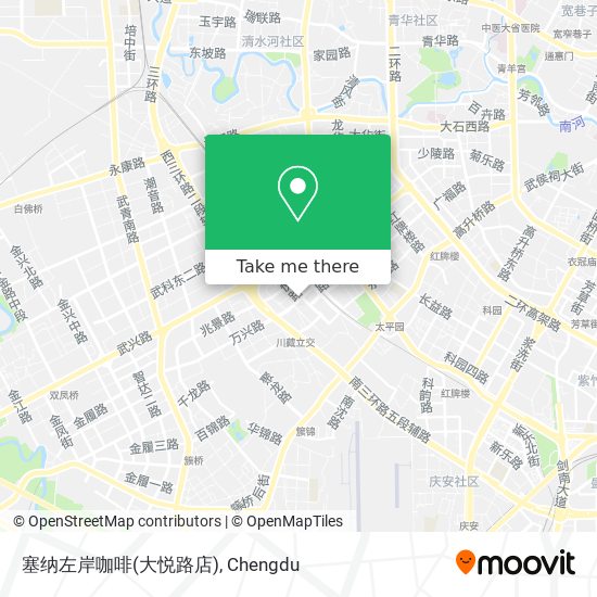 塞纳左岸咖啡(大悦路店) map