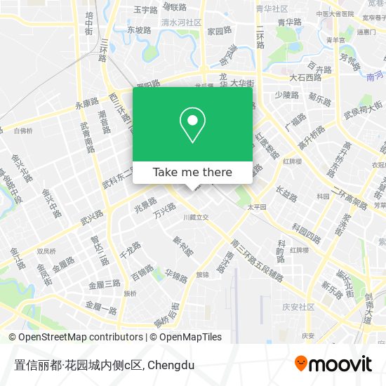 置信丽都·花园城内侧c区 map