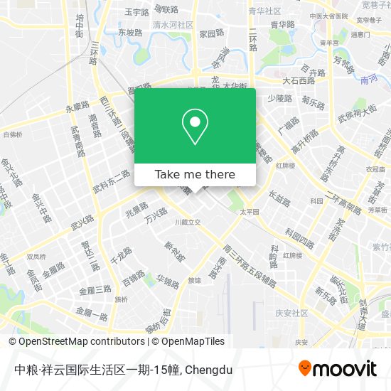 中粮·祥云国际生活区一期-15幢 map