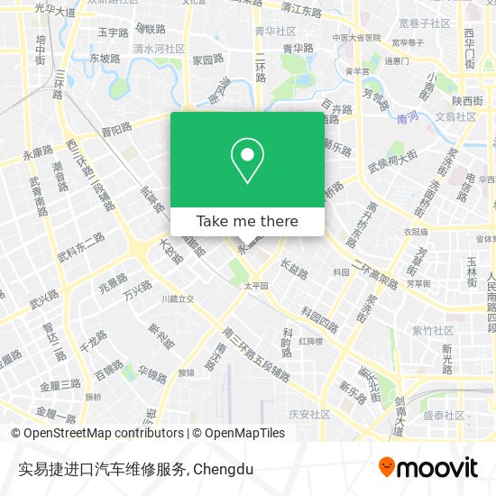 实易捷进口汽车维修服务 map