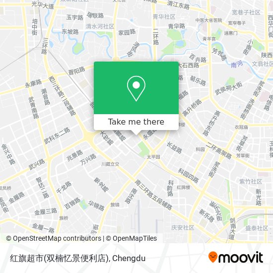 红旗超市(双楠忆景便利店) map