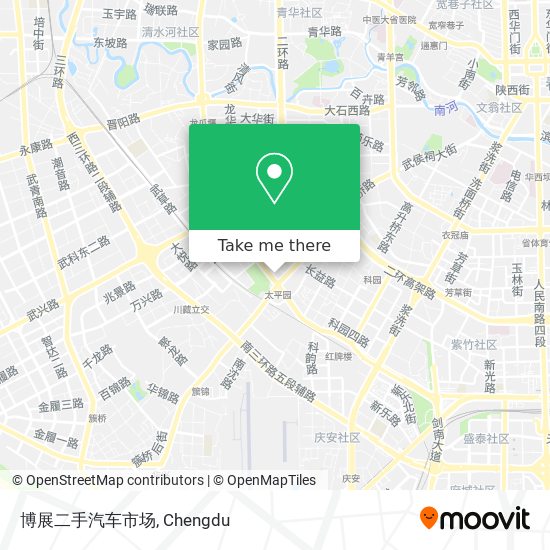博展二手汽车市场 map