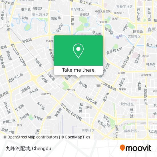 九峰汽配城 map