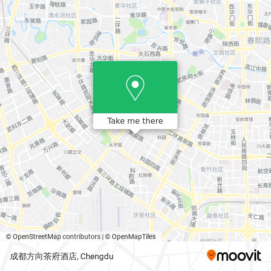 成都方向茶府酒店 map