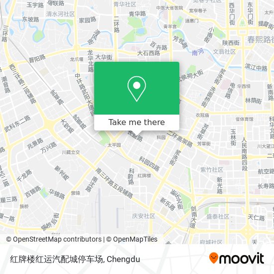 红牌楼红运汽配城停车场 map