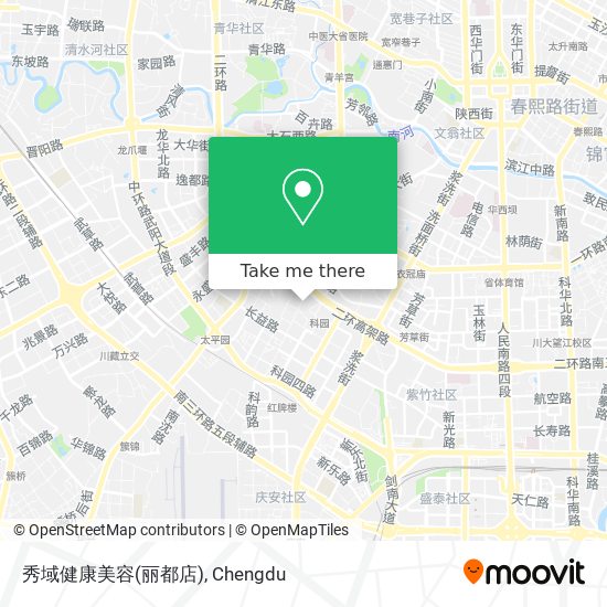 秀域健康美容(丽都店) map
