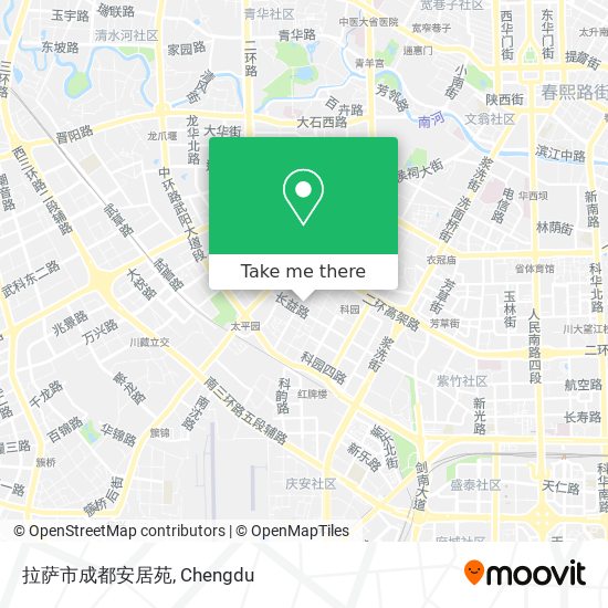 拉萨市成都安居苑 map