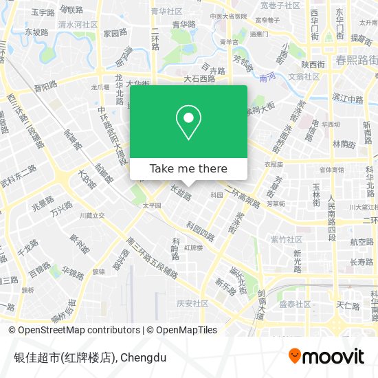 银佳超市(红牌楼店) map