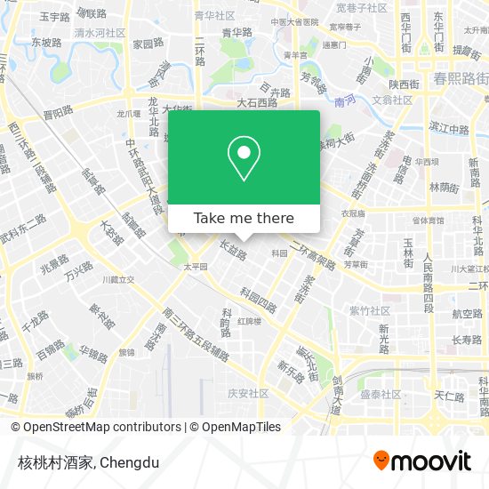 核桃村酒家 map