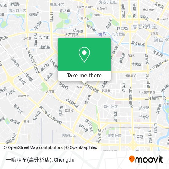 一嗨租车(高升桥店) map