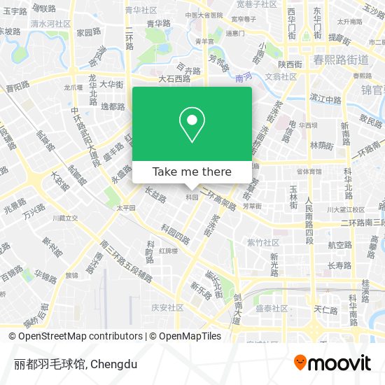 丽都羽毛球馆 map