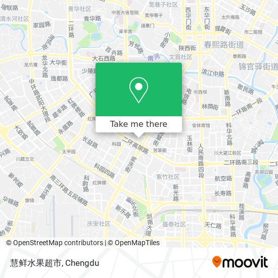 慧鲜水果超市 map