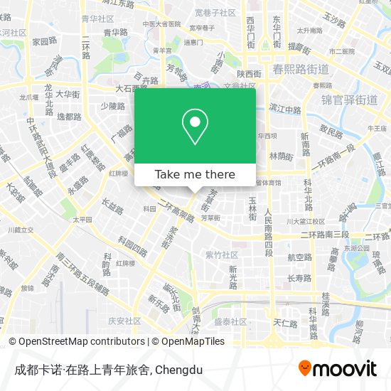 成都卡诺·在路上青年旅舍 map
