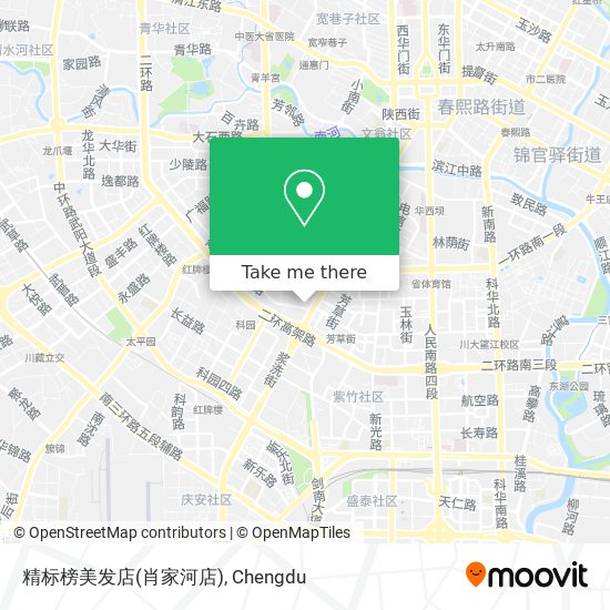 精标榜美发店(肖家河店) map