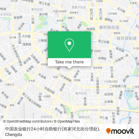 中国农业银行24小时自助银行(肖家河北街分理处) map