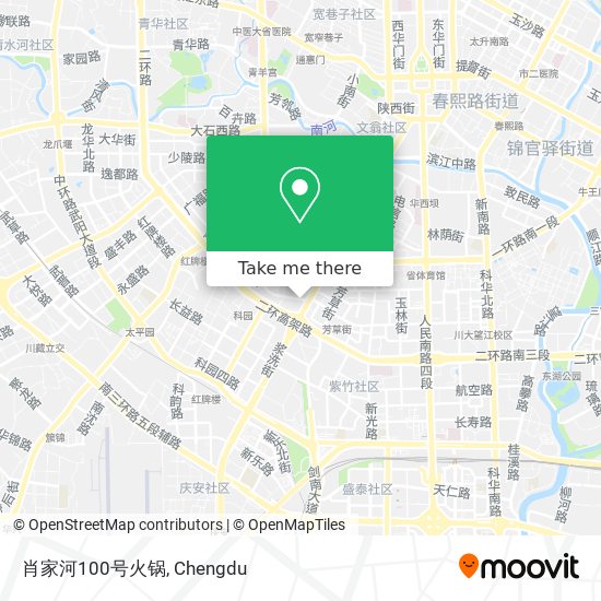 肖家河100号火锅 map