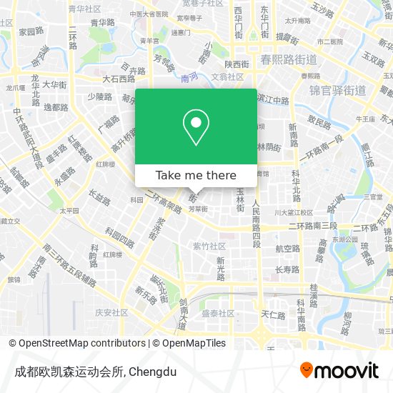 成都欧凯森运动会所 map