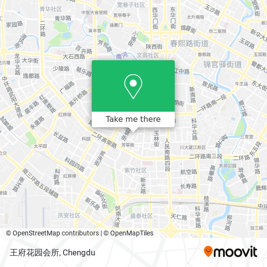 王府花园会所 map
