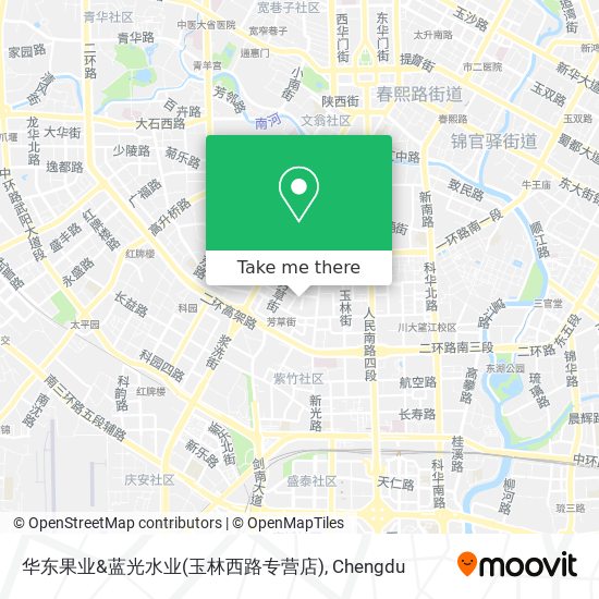 华东果业&蓝光水业(玉林西路专营店) map