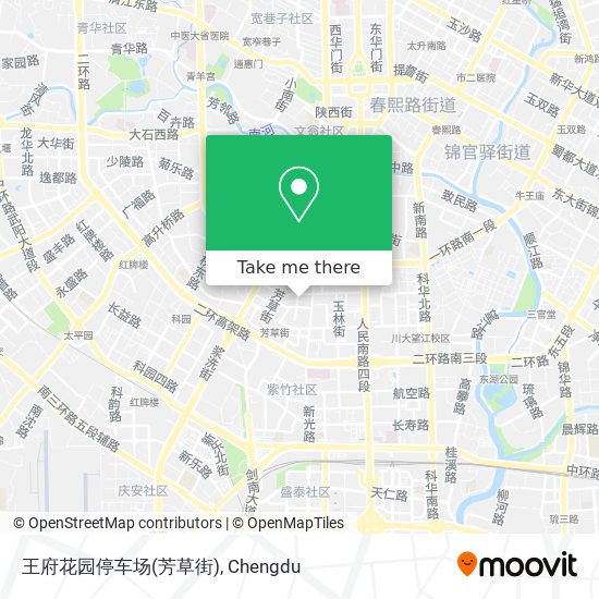 王府花园停车场(芳草街) map