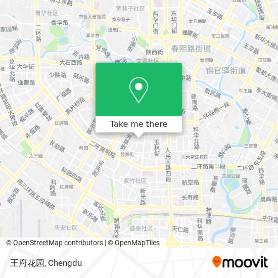 王府花园 map