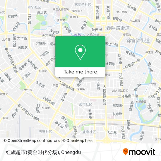 红旗超市(黄金时代分场) map