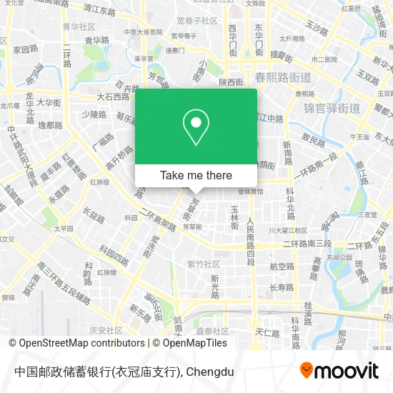 中国邮政储蓄银行(衣冠庙支行) map
