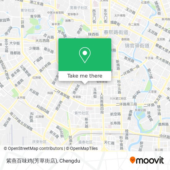 紫燕百味鸡(芳草街店) map