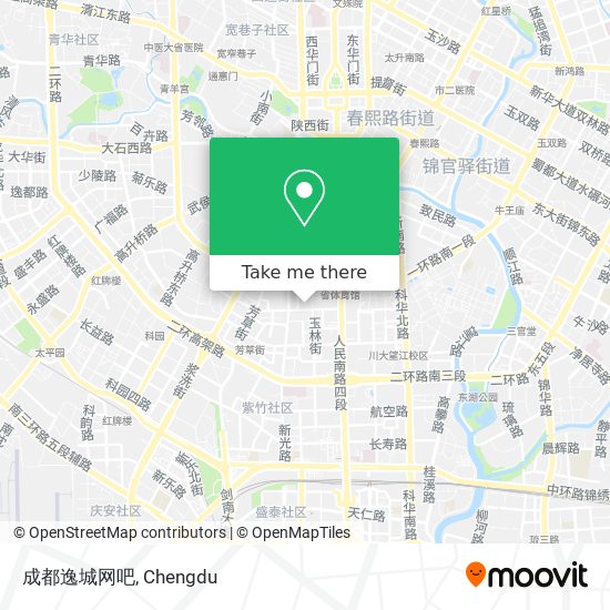 成都逸城网吧 map