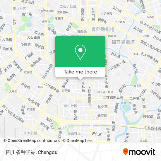 四川省种子站 map