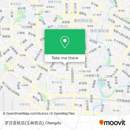 罗莎蛋糕店(玉林西店) map