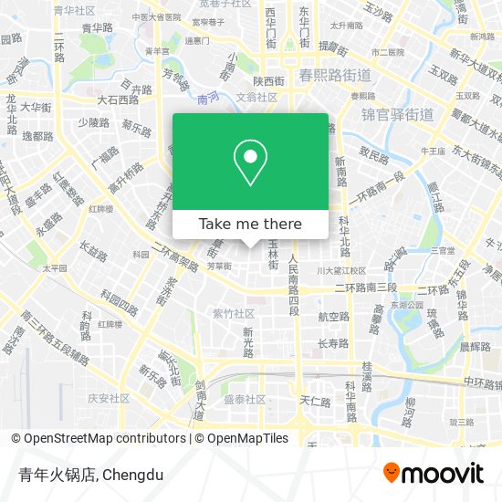 青年火锅店 map
