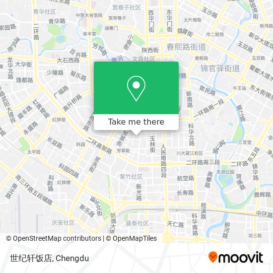 世纪轩饭店 map