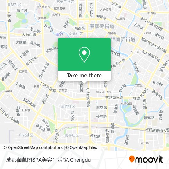 成都伽薰阁SPA美容生活馆 map