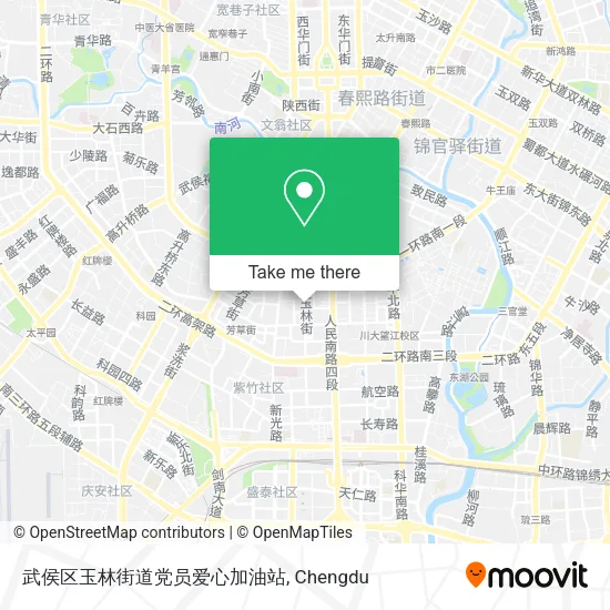 武侯区玉林街道党员爱心加油站 map