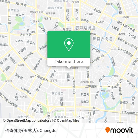 传奇健身(玉林店) map