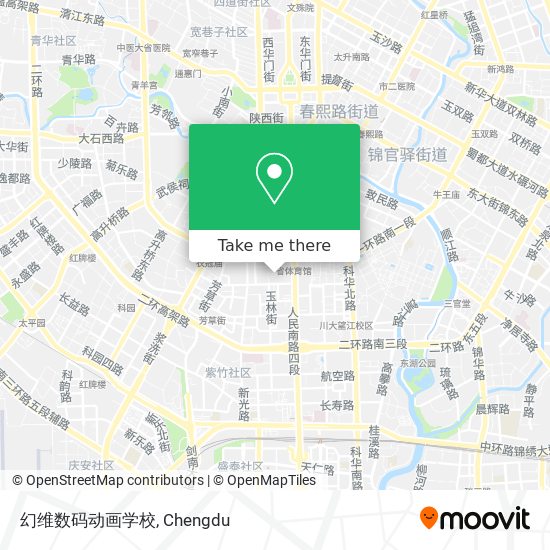 幻维数码动画学校 map