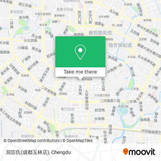 屈臣氏(成都玉林店) map