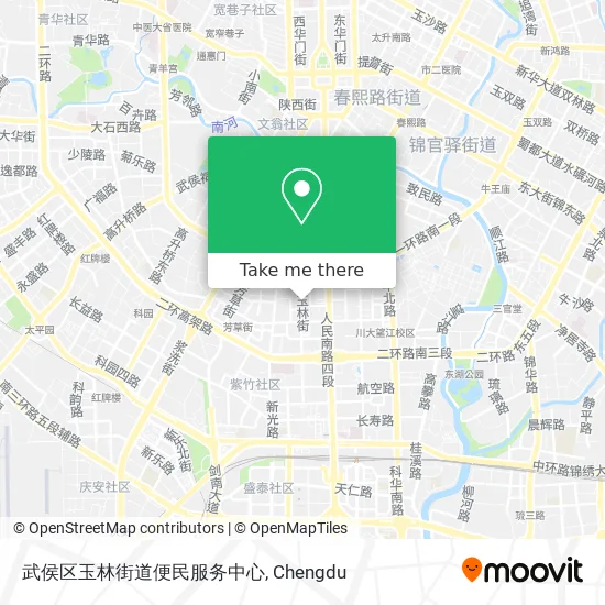武侯区玉林街道便民服务中心 map