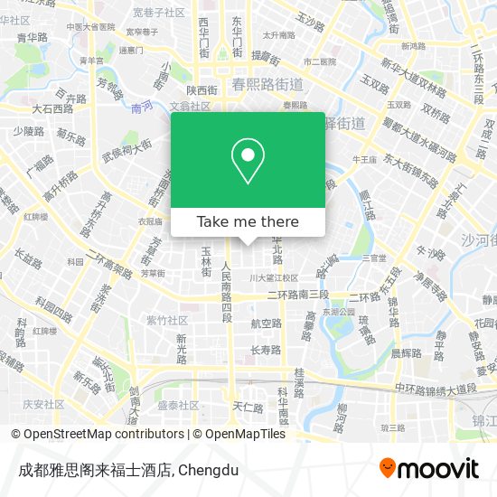 成都雅思阁来福士酒店 map